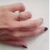 Ροζέτα μονόπετρο δαχτυλίδι από χρυσό Κ14
